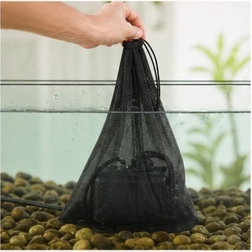 Aquarium Pump - 2pcs Polyester Drawstring Pump Filter Bags