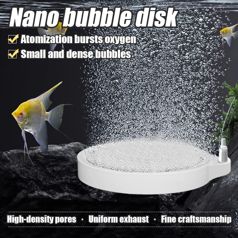 Nano Air Stone Disc Fine Bubbl - Fish Tank Gravel ulasan dan harga