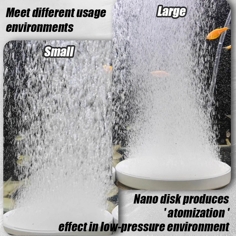 Nano Air Stone Disc Fine Bubbl - Fish Tank Gravel ulasan dan harga