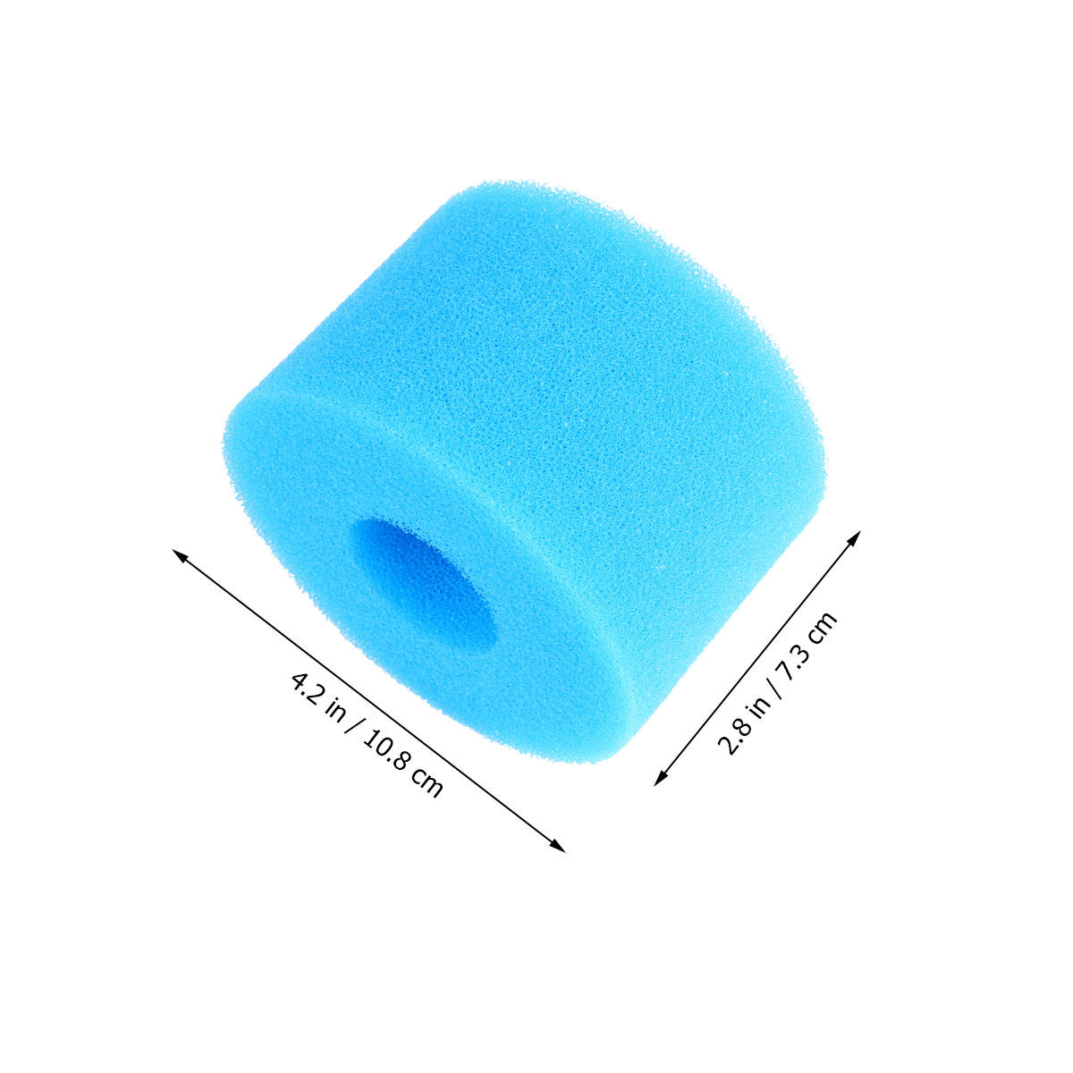 4Pcs Premium Sponge Filter Cyl - Fish Tank Filter ulasan dan harga