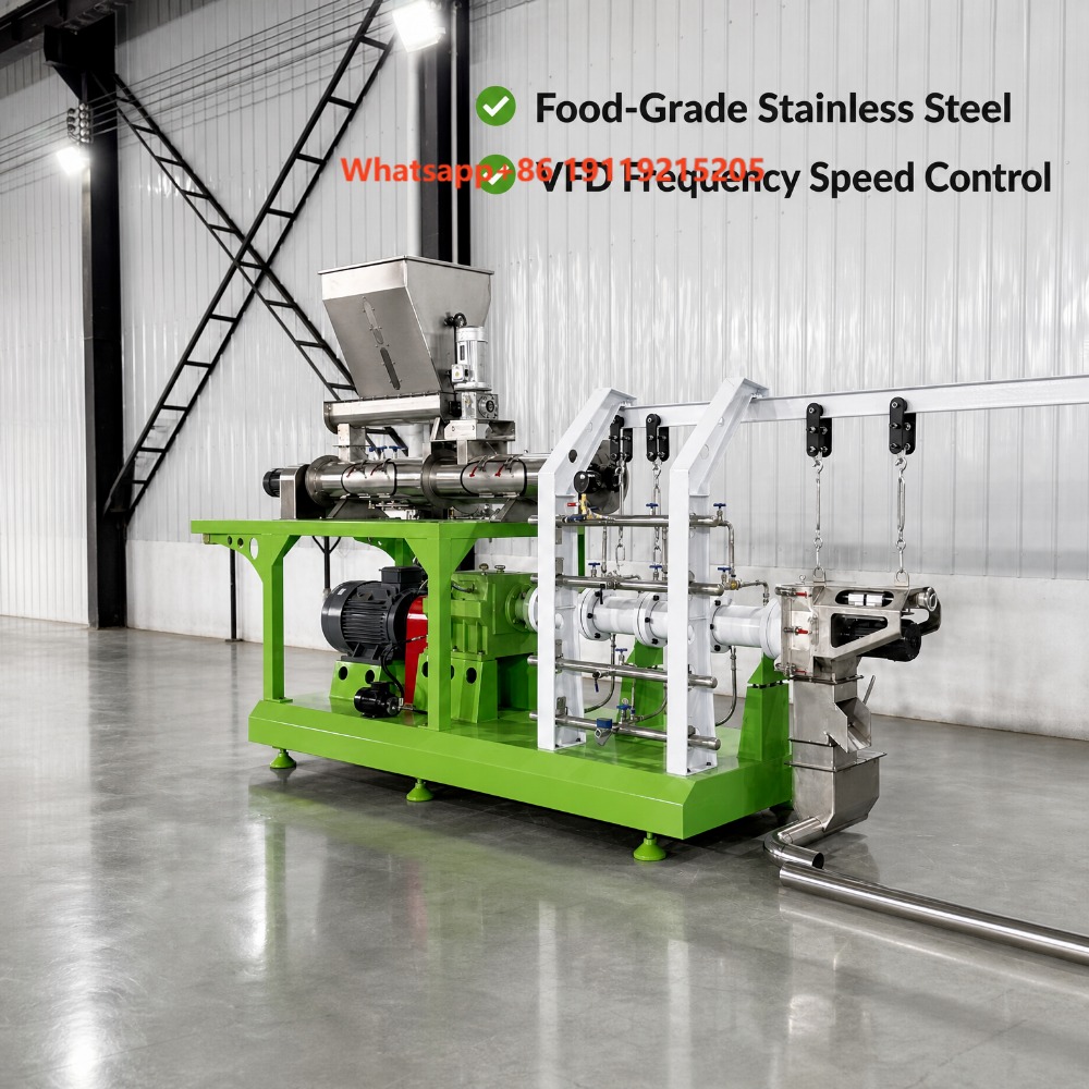 Twin Screw Pet Food Extruder M - Fish Food ulasan dan harga