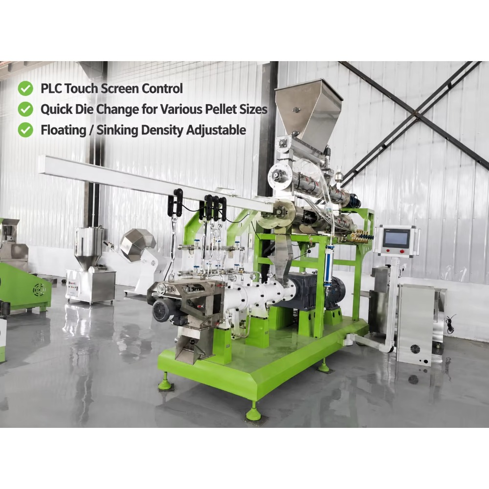 Twin Screw Pet Food Extruder M - Fish Food ulasan dan harga