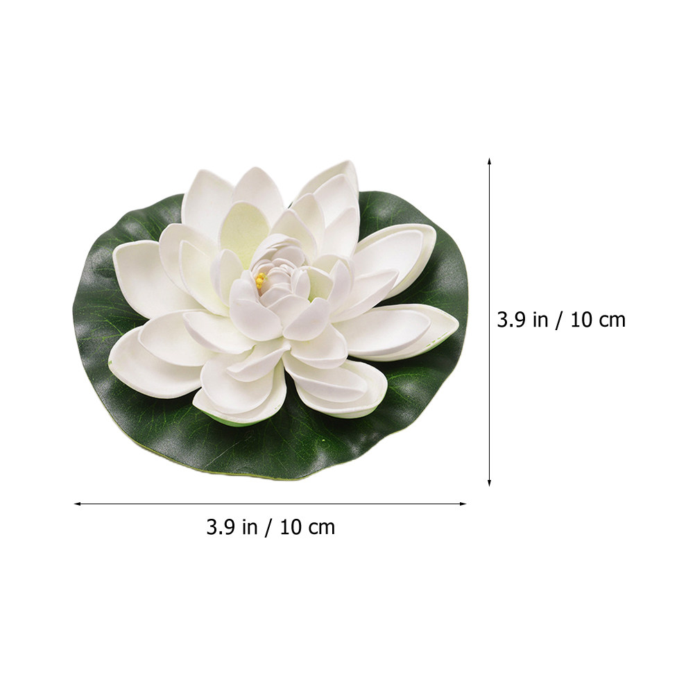 8Pcs Simulation Lotus Floating - Aquarium Plants ulasan dan harga