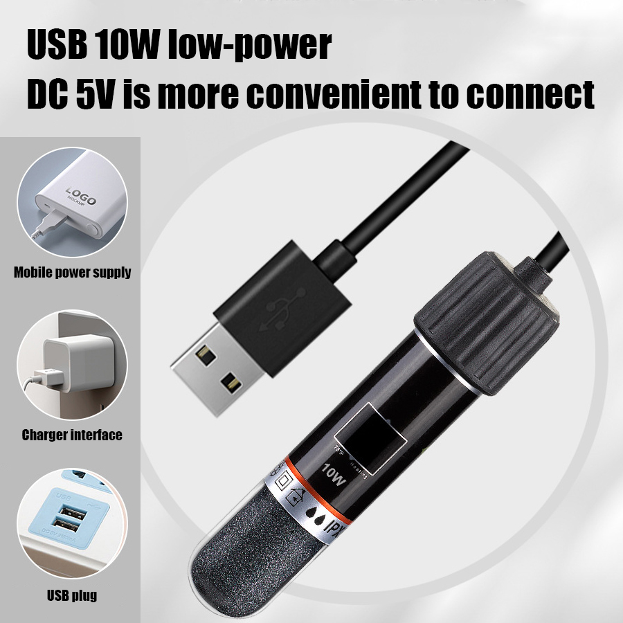 USB Mini Aquarium Heating Rod  - Fish Tank Heater ulasan dan harga