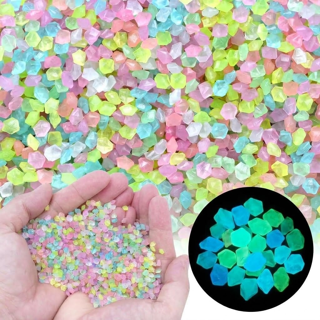 1000Pcs Luminous Sand Glow In  - Fish Aquarium Home ulasan dan harga
