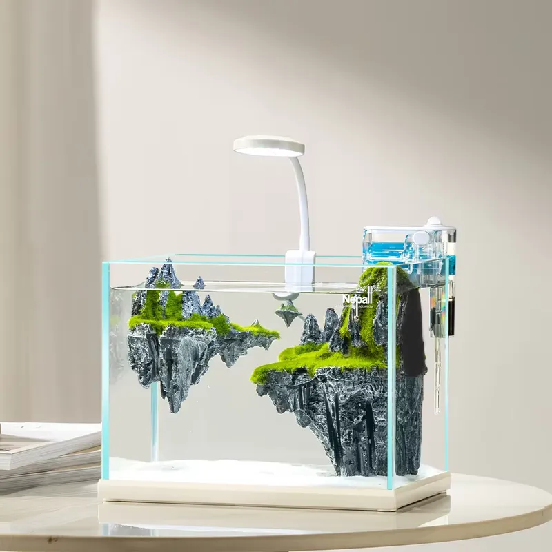 New Design Nepall Small Deskto - Fish Aquarium Home ulasan dan harga