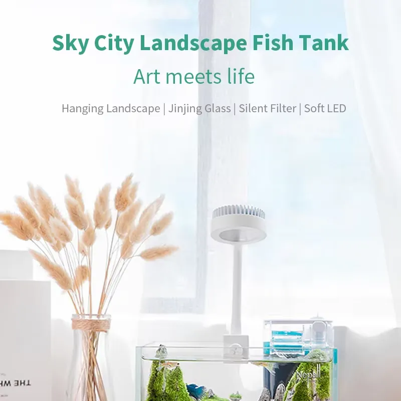 New Design Nepall Small Deskto - Fish Aquarium Home ulasan dan harga