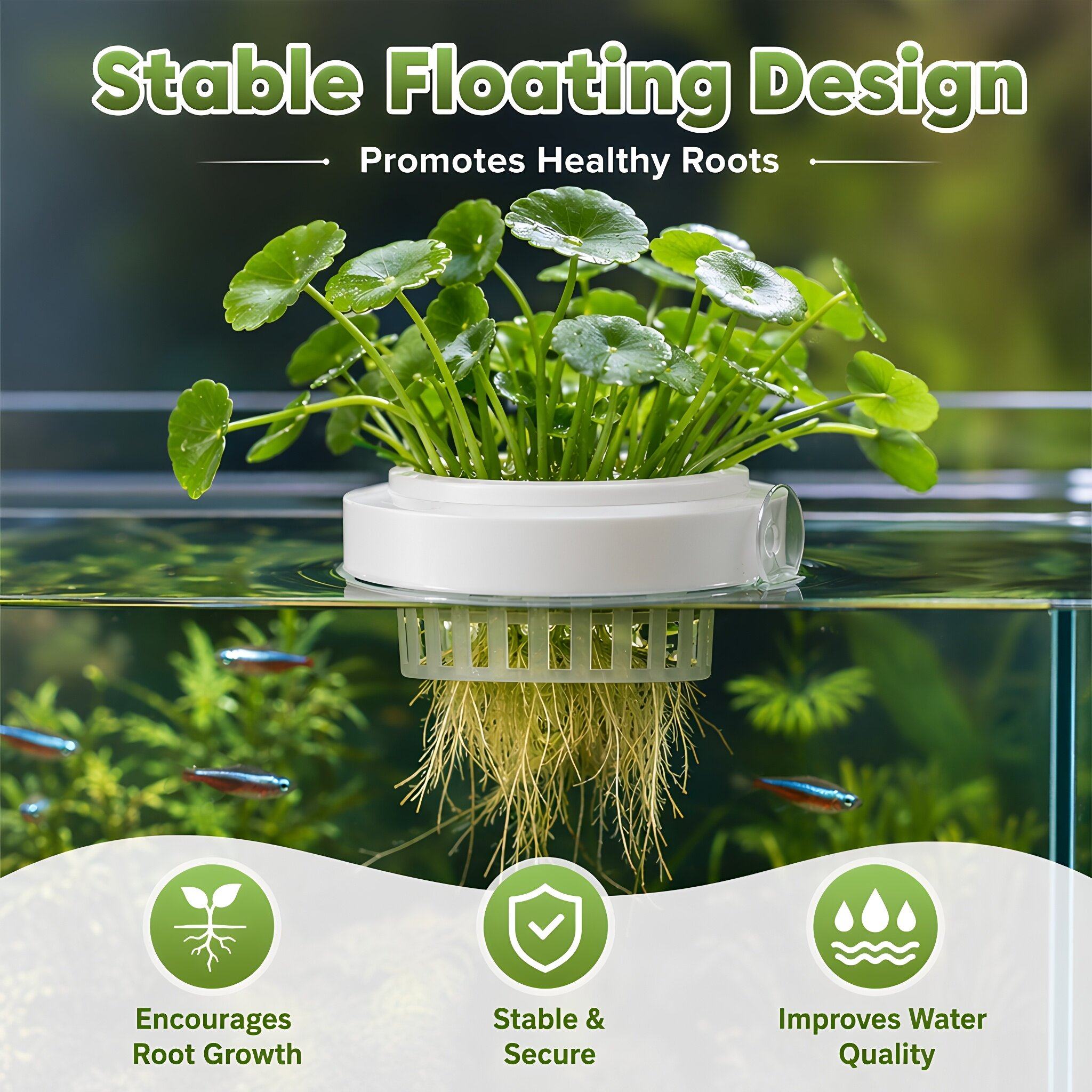 4pcs Floating Aquarium Plant B - Aquarium Plants ulasan dan harga