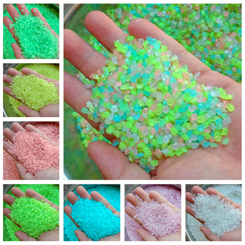 2000Pcs 3-5mm Luminous Sand Gl - Fish Aquarium Home ulasan dan harga
