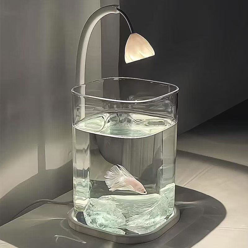 Full Set Transparent  Aquarium - Betta Fish Tank ulasan dan harga